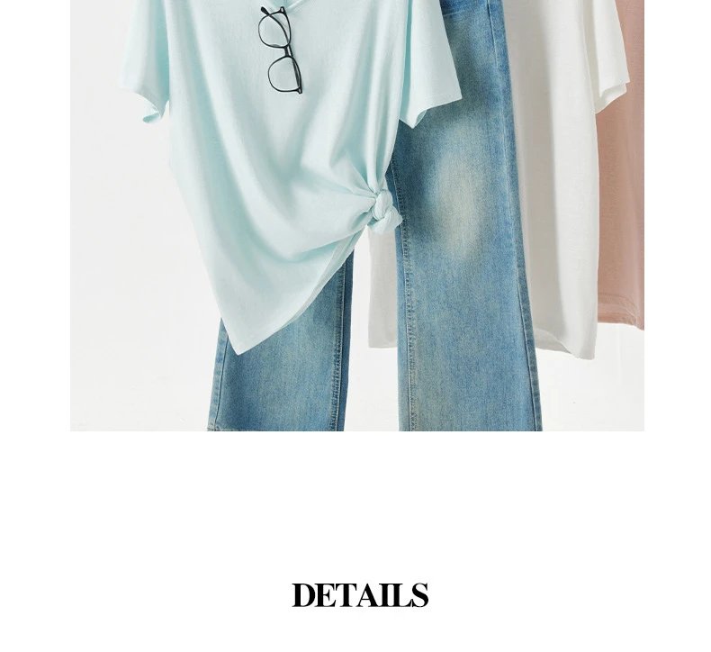 Design V-Neck Oversized T-Shirt Black - 13