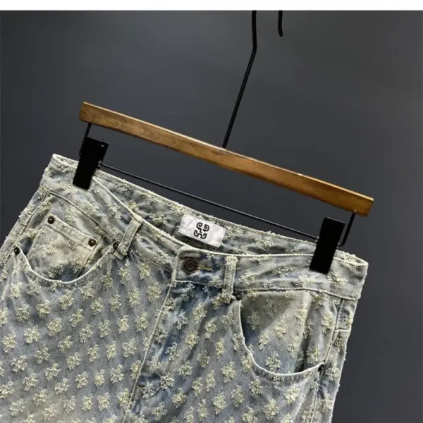 Givenchy Embossed Logo Black Denim Jeans - 12