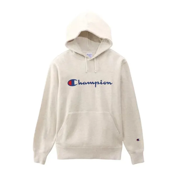 Champion Reverse Weave Hoodie Beige Hoodie - 1