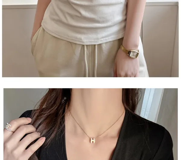 Design V-Neck Ribbed T-Shirt Beige T-Shirt - 21