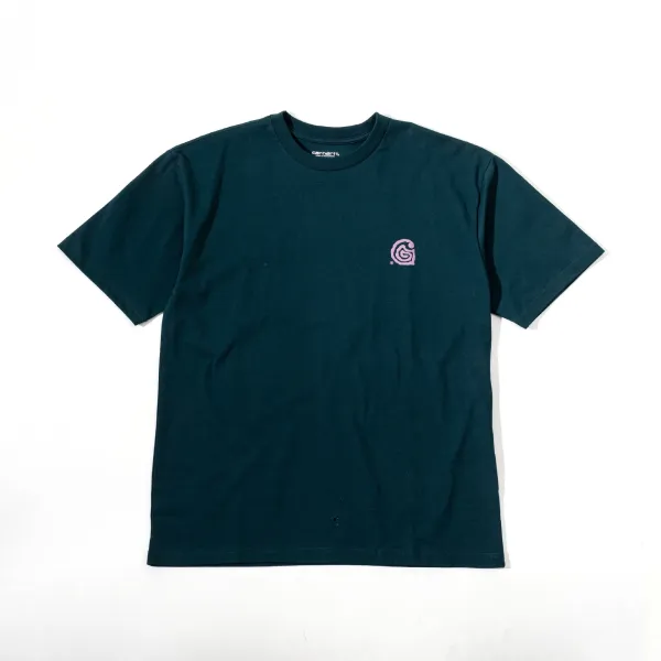 Design WIP Spiral Logo T-Shirt Dark Green T-Shirts - 13