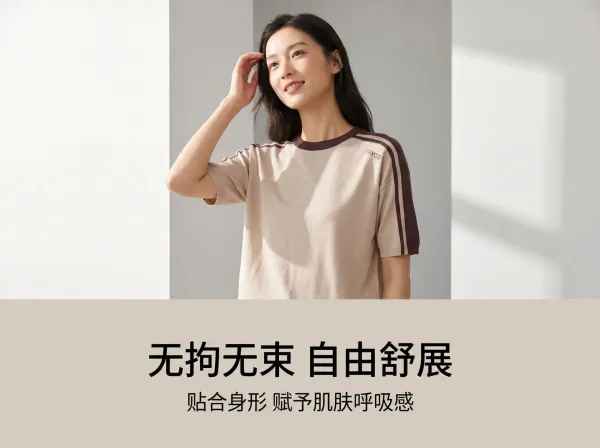 Design TAYCO Color-Block Knit T-Shirt Orange T-Shirts - 8