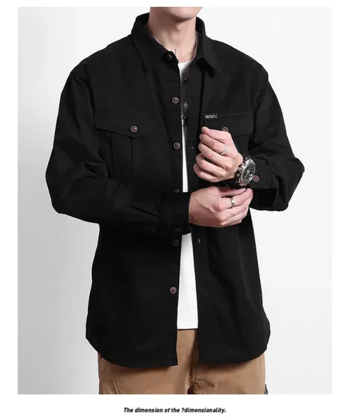 Design Utility Shirt Navy Blue - 12