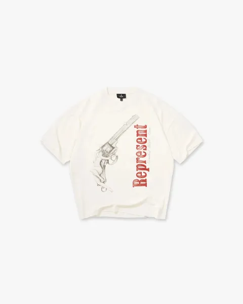 Represent Revolver Graphic T-Shirt Off-White - 1