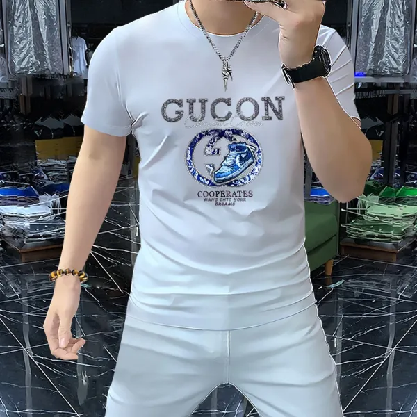 Design GUICON Graphic Print White T-Shirt T-Shirts - 3