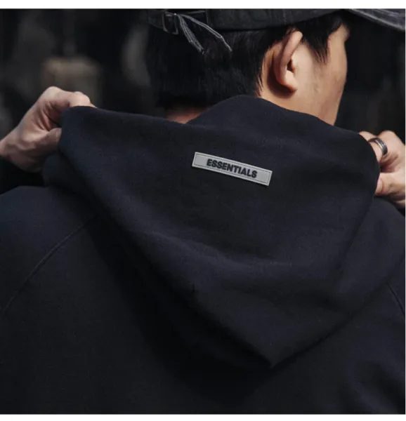 Fear of God Essentials Oversized Hoodie Beige - 21