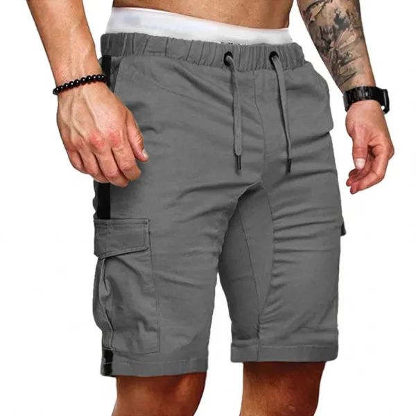 Design Cargo Shorts Gray - 1