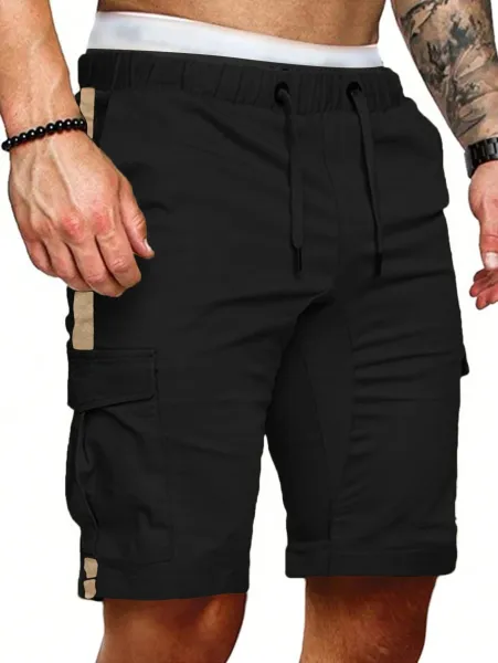 Design Cargo Shorts Gray - 8