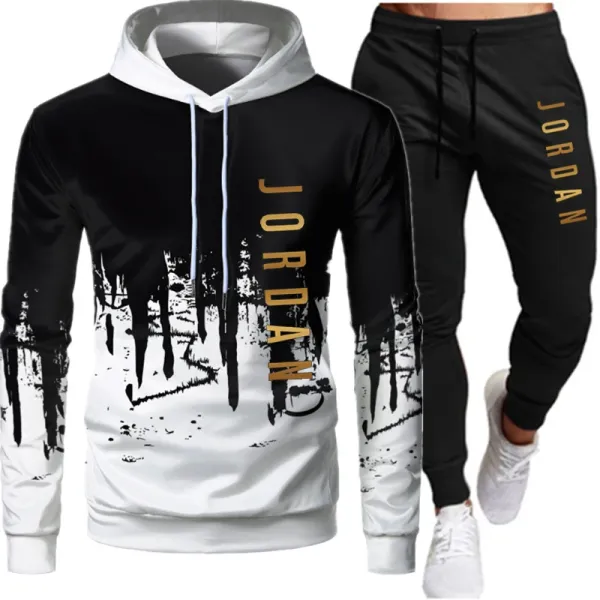 Design Jordan Brand Graphic Hoodie and Sweatpants Set Army Green Black Sets - 8