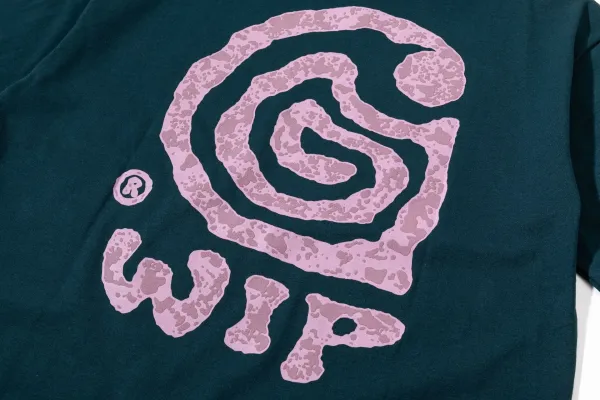 Design WIP Spiral Logo T-Shirt Dark Green T-Shirts - 27