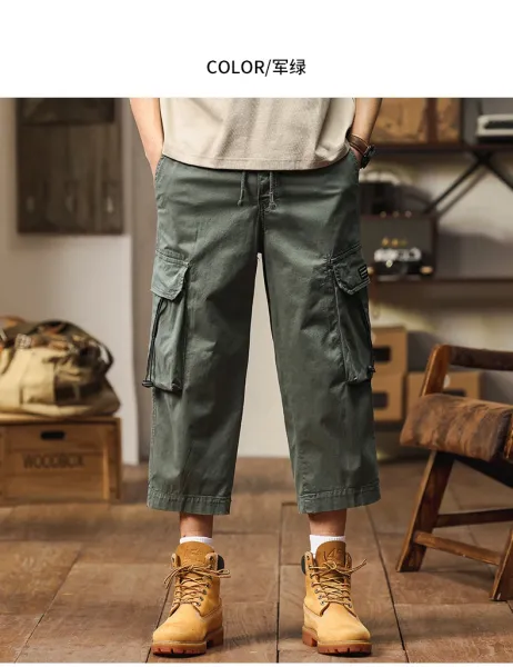 Design Cargo Pants Black + Timberland Boots Wheat Boots - 16