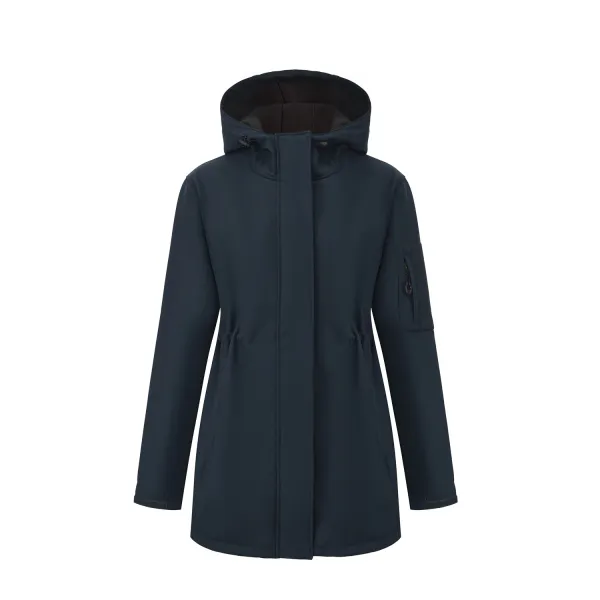 Design Water-Resistant Hooded Trench Coat in Black Outerwear - 31