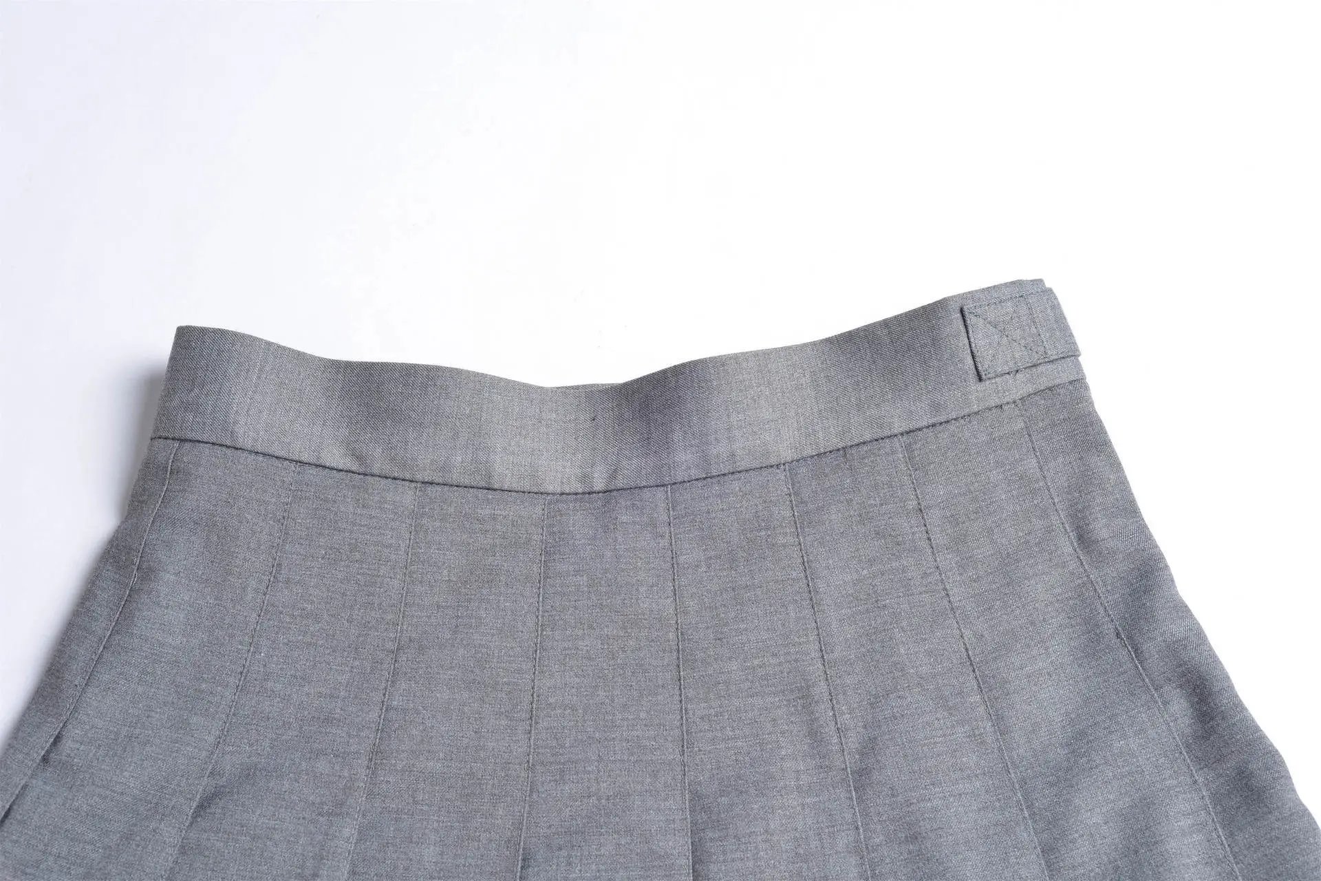 Thom Browne Pleated Skirt Gray - 13