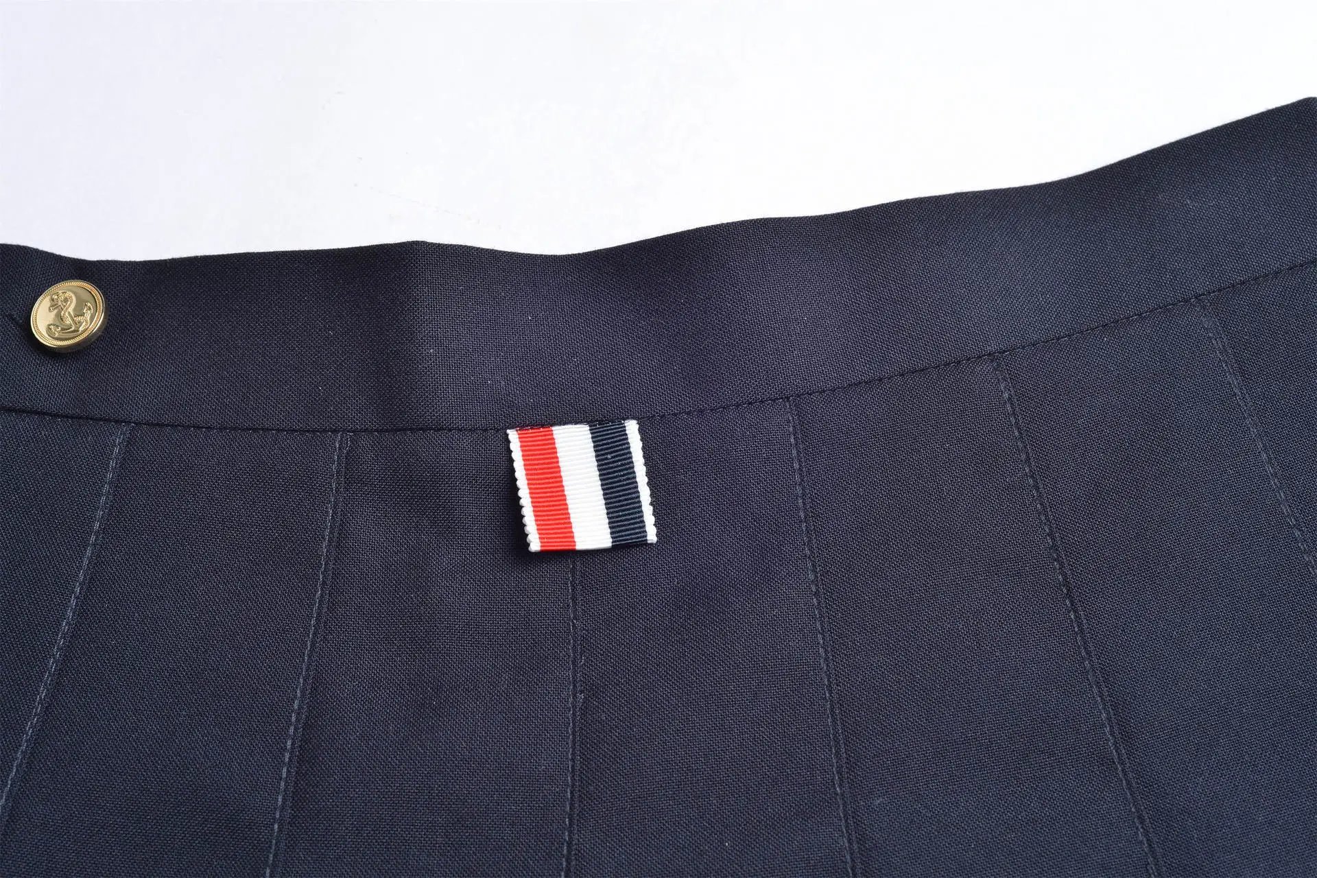 Thom Browne Pleated Skirt Gray - 11