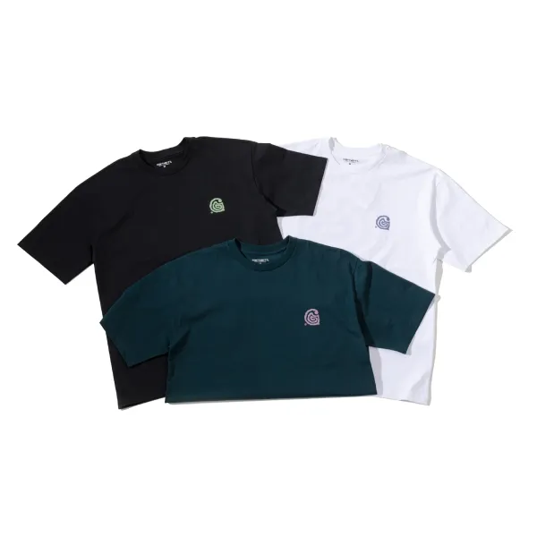 Design WIP Spiral Logo T-Shirt Dark Green T-Shirts - 11