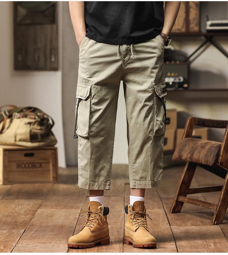 Design Cargo Pants Black + Timberland Boots Wheat Boots - 15
