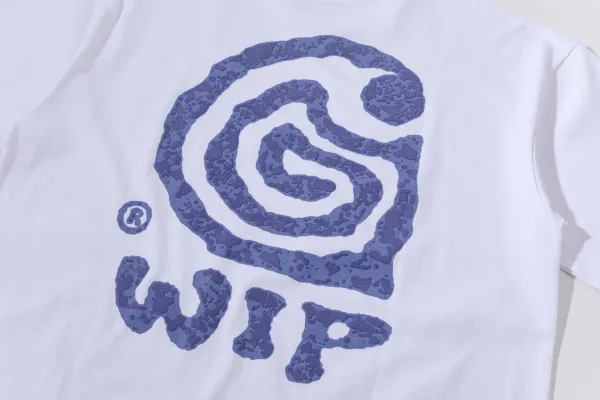 Design WIP Spiral Logo T-Shirt Dark Green T-Shirts - 21