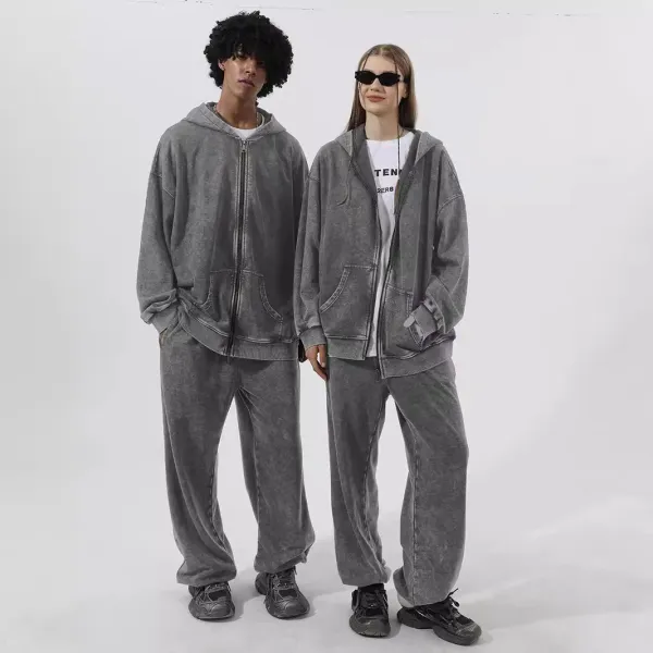 Design Wide-Leg Drawstring Pants Pink - 3