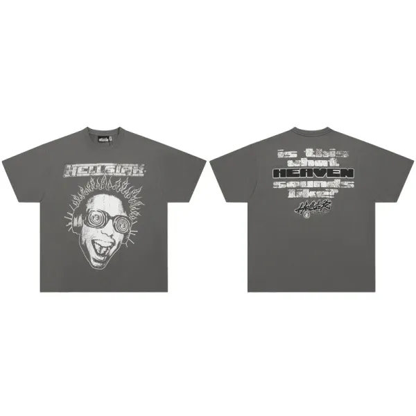 Hellstar Records Graphic Print Black T-Shirt - 6