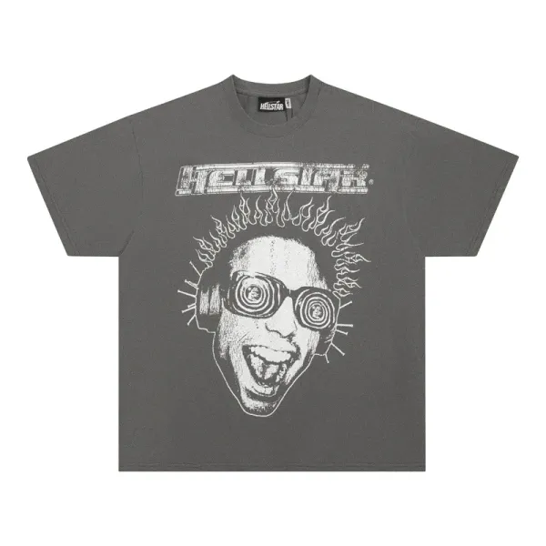 Hellstar Records Graphic Print Black T-Shirt - 7
