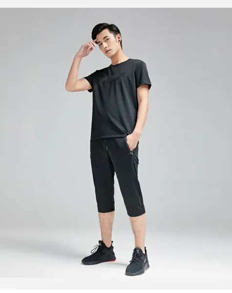 Design Mesh Ice Silk Black T-Shirt - 18