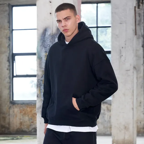 Design Oversized Hoodie Black - 4
