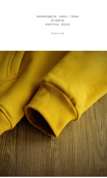 Design Fleece-Lined Hoodie Red Hoodie - 10