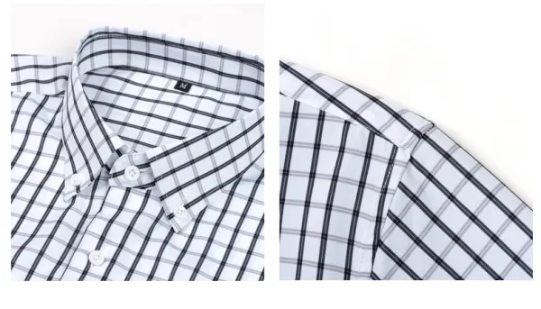 Design Classic Blue Grid Check Shirt - 22