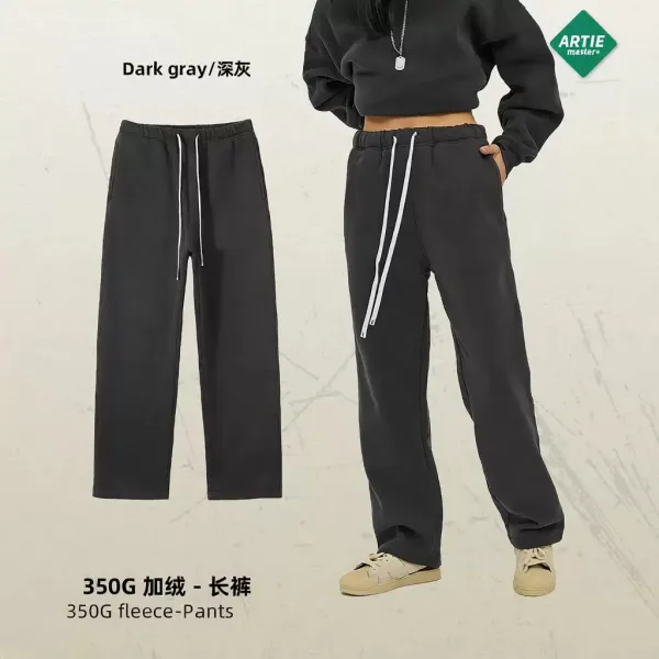 Arte Artie Master 350G Fleece Pants Dark Gray Sweatpants - 1