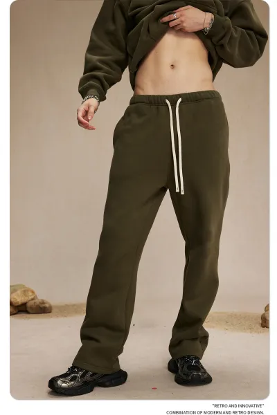 Arte Artie Master 350G Fleece Sweatpants Dark Red Sweatpants - 13