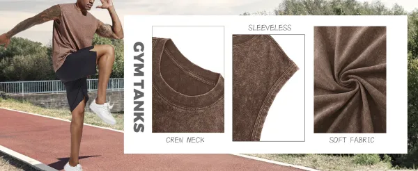 Design Basic Sleeveless Crewneck Pink Vest-Top - 4