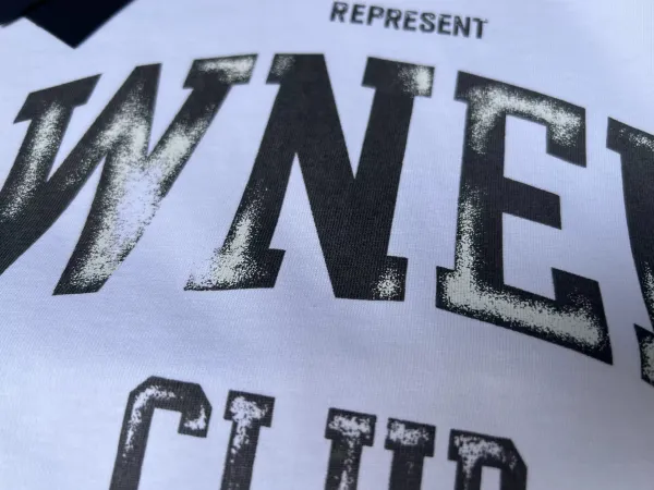Represent Owners Club Distressed Black T-Shirt - 31