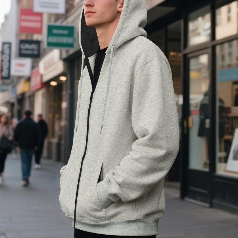 Design Basic Full-Zip Hoodie Black - 38