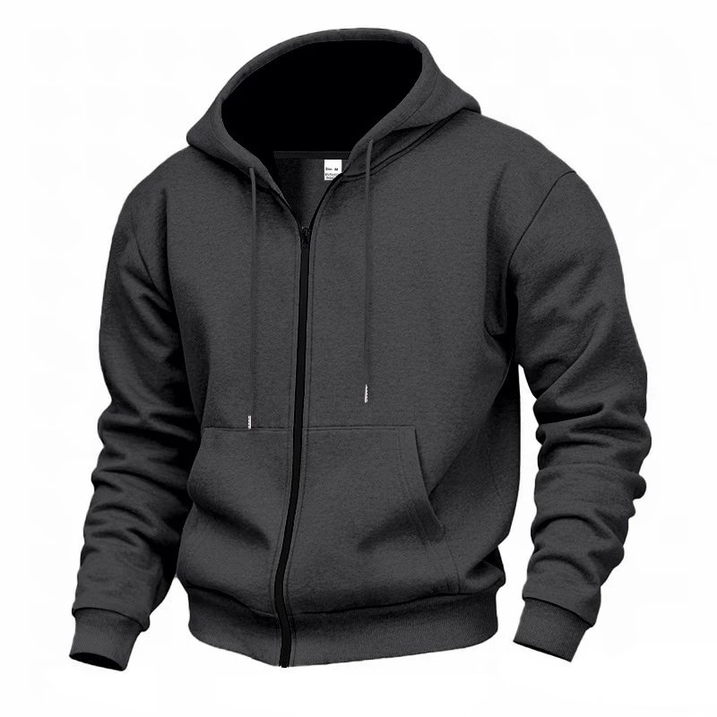 Design Basic Full-Zip Hoodie Black - 49