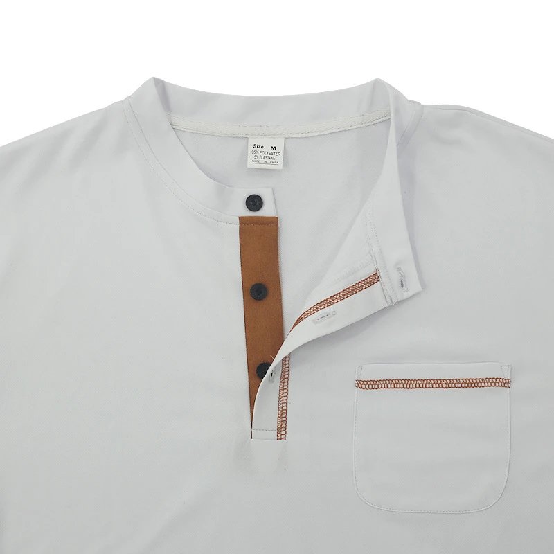 Design Henley T-Shirt Army Green - 8