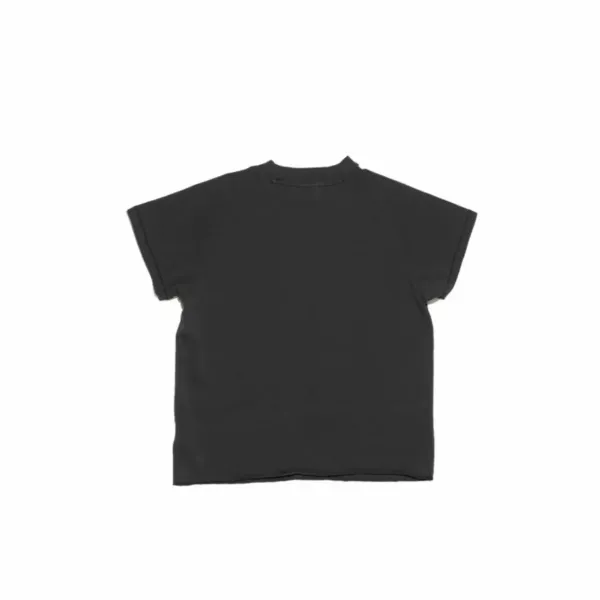 Design Graphic Print Raglan Sleeve T-Shirt Black - 9