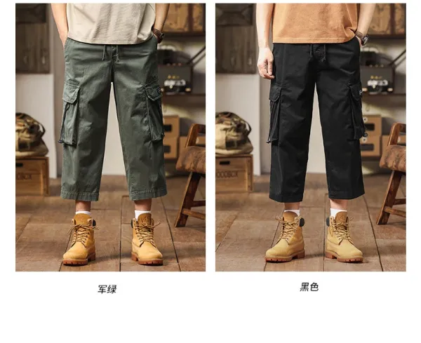 Design Cargo Pants Black + Timberland Boots Wheat Boots - 6