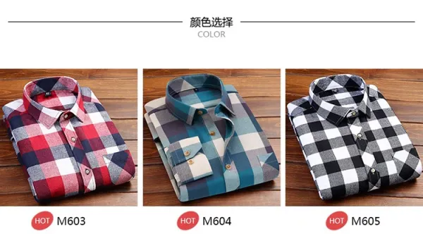 Design Black and White Checkered Flannel Shirt - 8