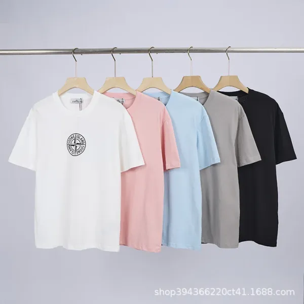 Stone Island Spring / Summer '26 Light Blue Graphic T-Shirt - 4
