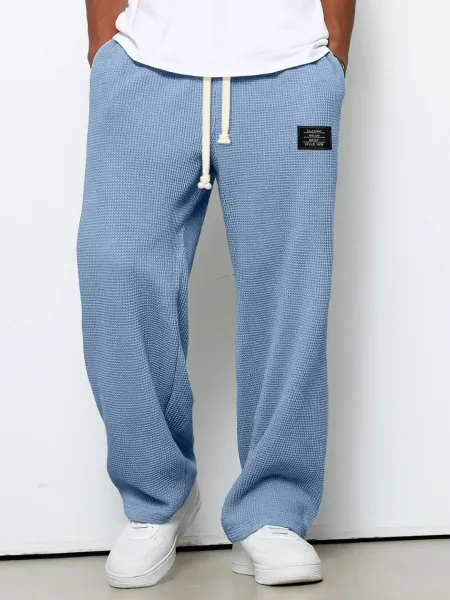 Design Waffle Knit Sweatpants Lavender - 6