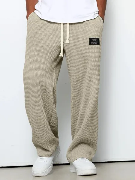 Design Waffle Knit Sweatpants Lavender - 7