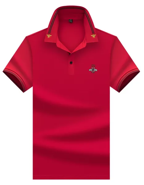 Design Bee Embroidered Polo Navy Blue Tops.polo - 31