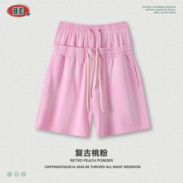 Design BE Retro Peach Powder Shorts - 1