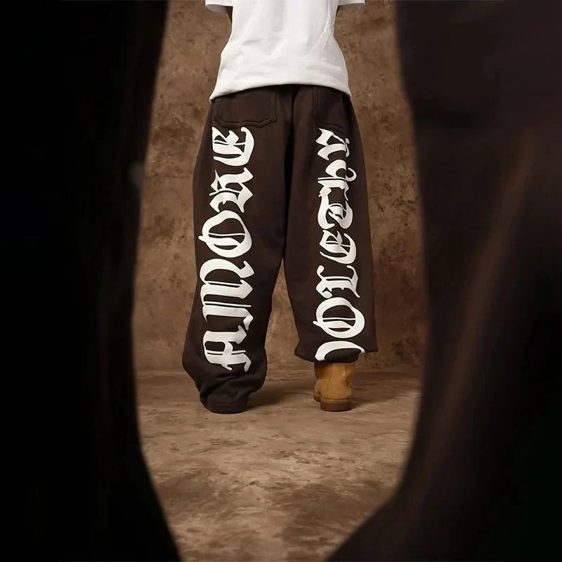 Amiri Gothic Logo Sweatpants Black - 9