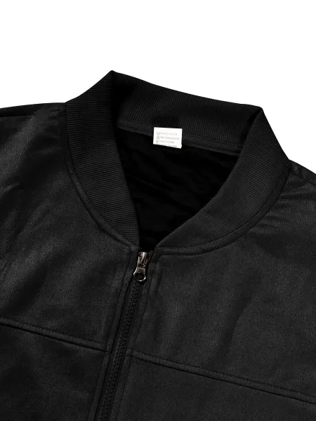 Design Suede Bomber Jacket Army Green Outerwear Jacket - 38