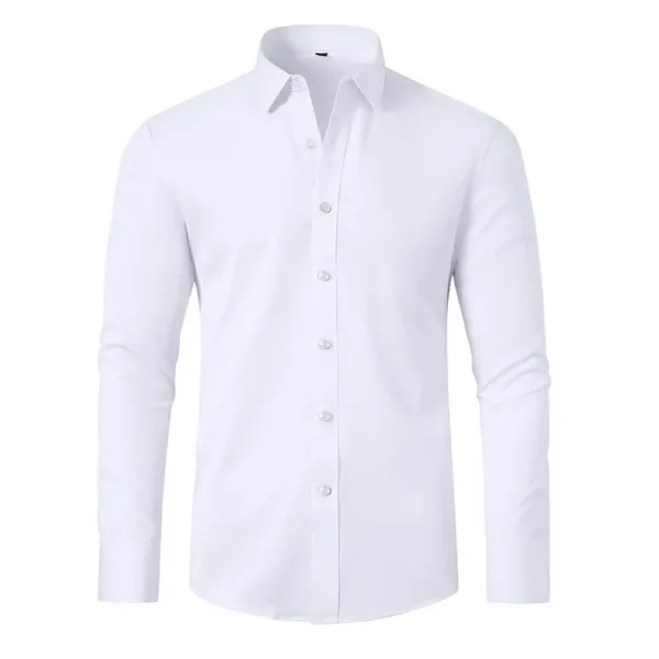 Design Classic White Button-Down Shirt - 1