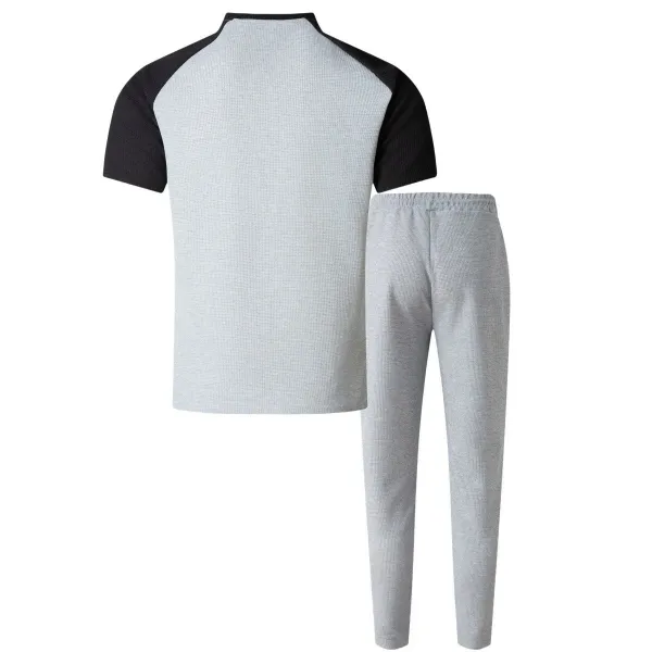 Design Henley Raglan Set Burgundy - 15