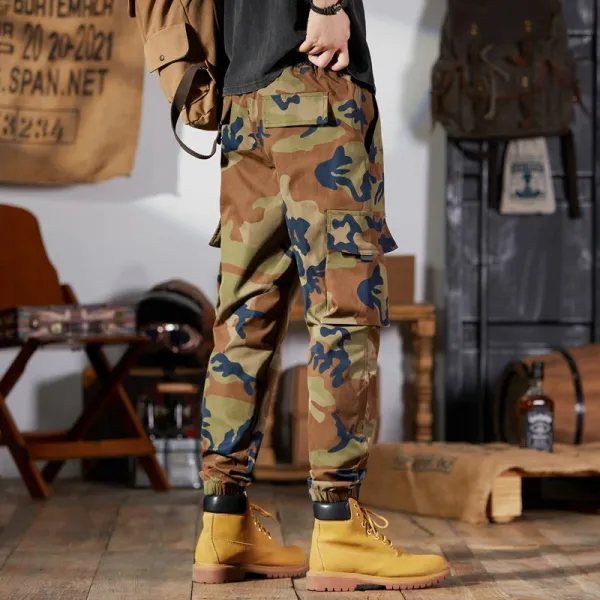 Carhartt Work In Progress Camo Cargo Pants Multicolor Pants - 1