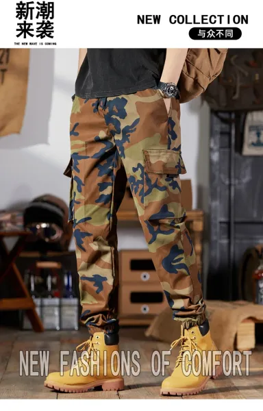 Carhartt Work In Progress Camo Cargo Pants Multicolor Pants - 2