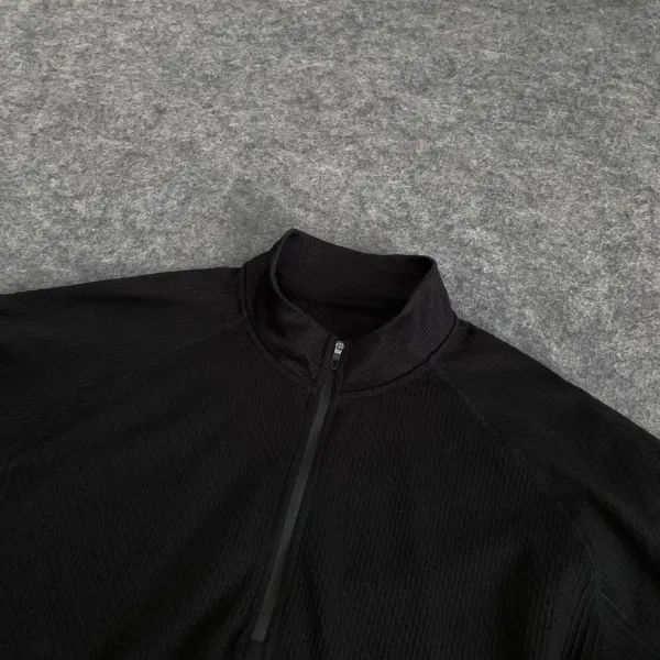 Design Every Day Half-Zip Base Layer Beige Performance Top Base Layer - 7